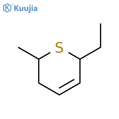 2H-Thiopyran, 6-ethyl-3,6-dihydro-2-methyl- structure