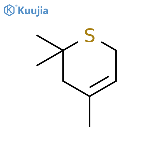 2H-Thiopyran, 3,6-dihydro-2,2,4-trimethyl- structure