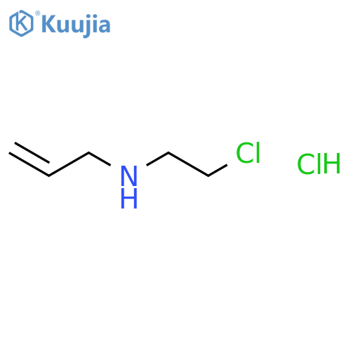 2-PROPEN-1-AMINE, N-(2-CHLOROETHYL)-, HYDROCHLORIDE structure