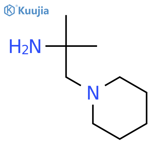 2-methyl-1-piperidino-2-propanamine structure