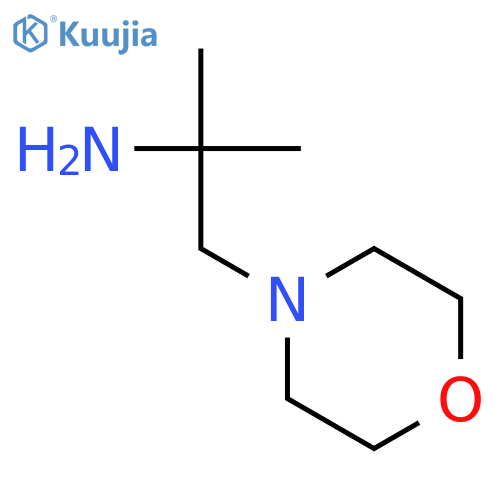 2-methyl-1-(morpholin-4-yl)propan-2-amine structure