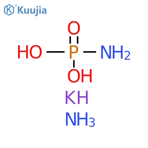 Phosphoramidic acid, ammonium potassium salt (9CI) structure
