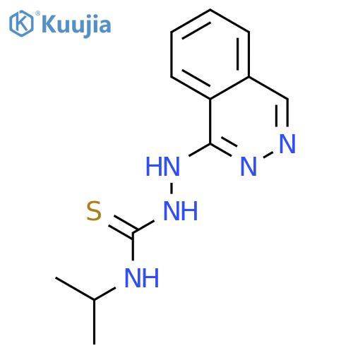 Hydrazinecarbothioamide, N-(1-methylethyl)-2-(1-phthalazinyl)- structure