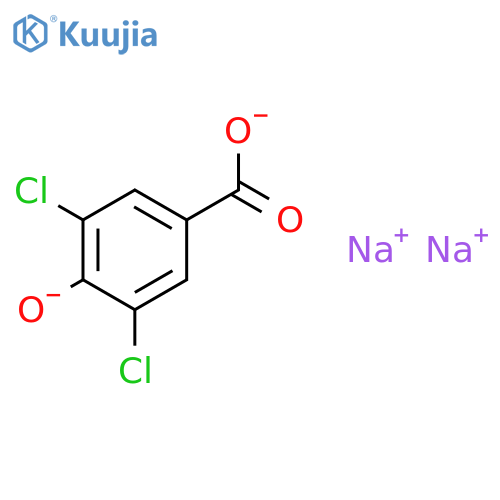 disodium 3,5-dichloro-4-oxidobenzoate structure