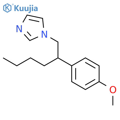 1H-Imidazole, 1-[2-(4-methoxyphenyl)hexyl]- structure