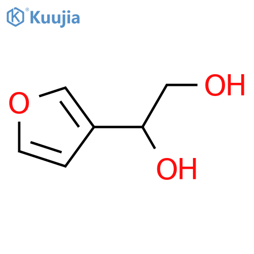 1,2-Ethanediol, 1-(3-furanyl)- structure