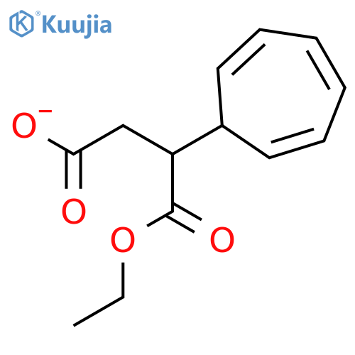 BUTANEDIOIC ACID, 2,4,6-CYCLOHEPTATRIEN-1-YL-, 1-ETHYL ESTER structure