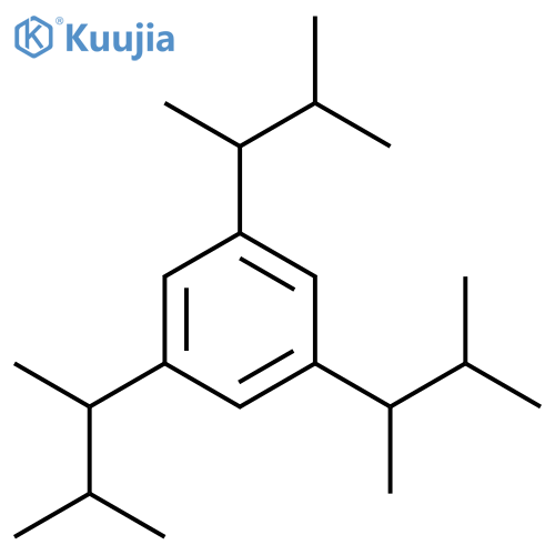 Benzene, 1,3,5-tris(1,2-dimethylpropyl)- structure