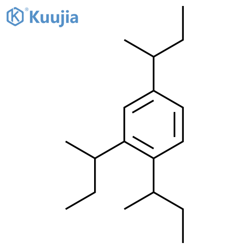 Benzene, 1,2,4-tris(1-methylpropyl)- structure