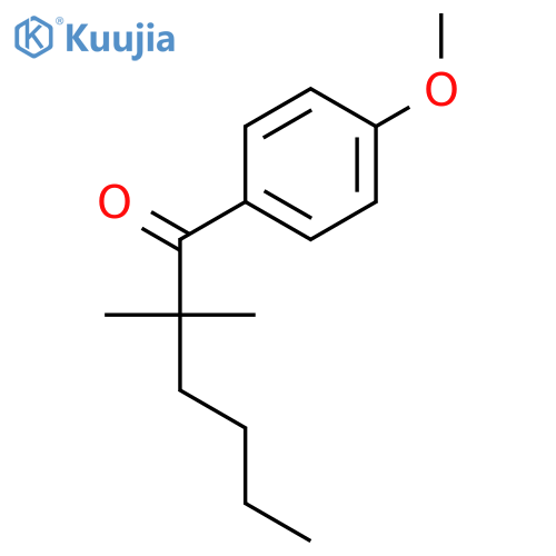 1-Hexanone, 1-(4-methoxyphenyl)-2,2-dimethyl- structure