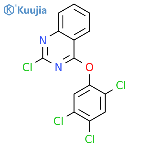 Quinazoline, 2-chloro-4-(2,4,5-trichlorophenoxy)- structure