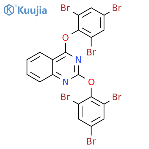 Quinazoline, 2,4-bis(2,4,6-tribromophenoxy)- structure