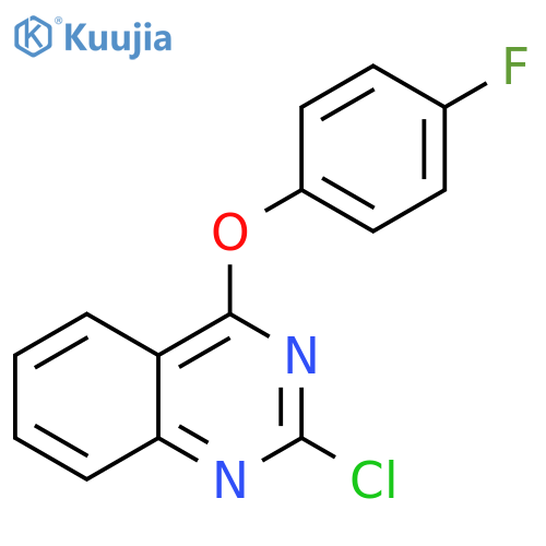 Quinazoline, 2-chloro-4-(4-fluorophenoxy)- structure