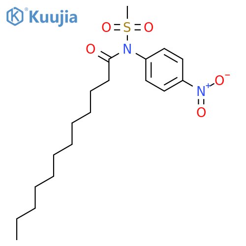 Dodecanamide, N-(methylsulfonyl)-N-(4-nitrophenyl)- structure