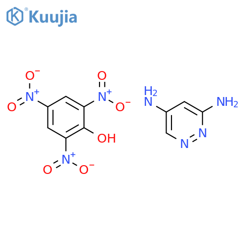 3,5-Pyridazinediamine, compd. with 2,4,6-trinitrophenol (1:1) structure