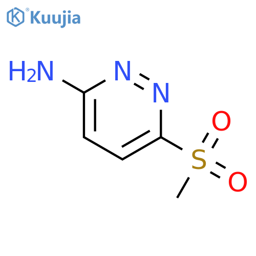 6-methanesulfonylpyridazin-3-amine structure