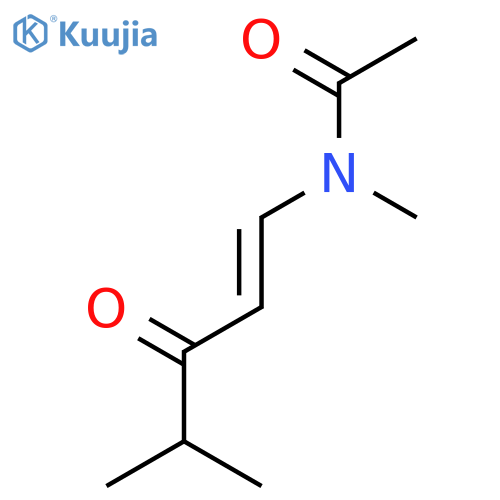 Acetamide, N-methyl-N-(4-methyl-3-oxo-1-pentenyl)- structure