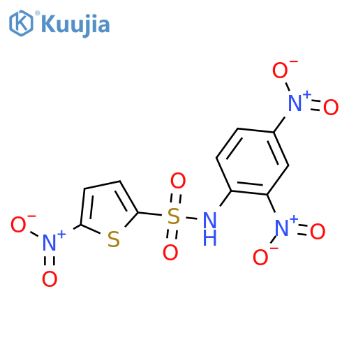 2-Thiophenesulfonamide, N-(2,4-dinitrophenyl)-5-nitro- structure