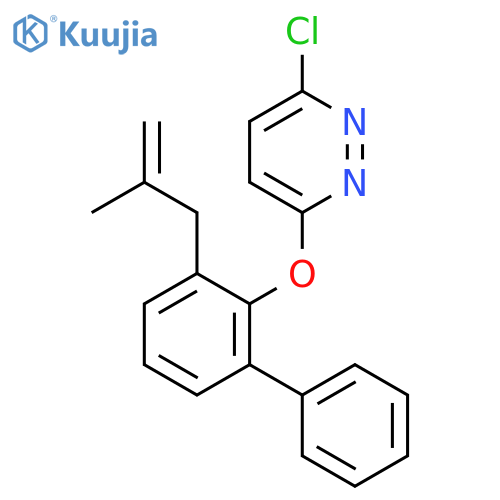 Pyridazine, 3-chloro-6-[[3-(2-methyl-2-propenyl)[1,1'-biphenyl]-2-yl]oxy]- structure