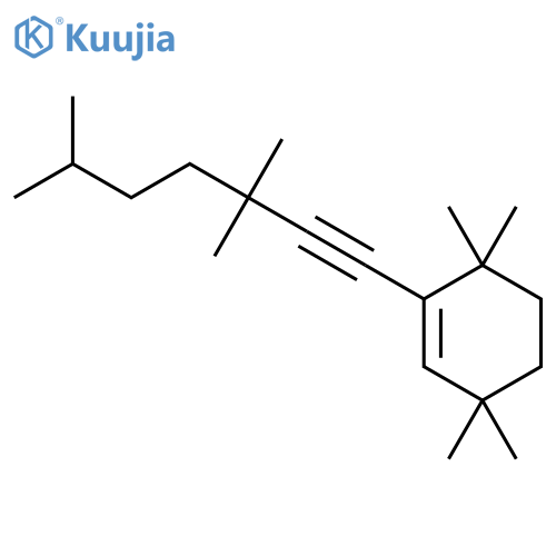 Cyclohexene, 3,3,6,6-tetramethyl-1-(3,3,6-trimethyl-1-heptynyl)- structure