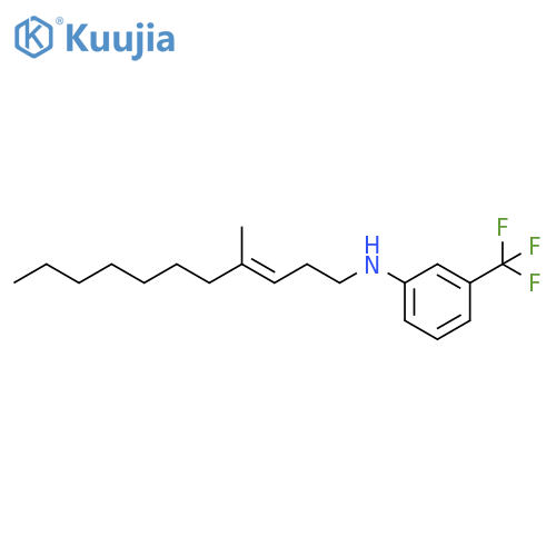 BENZENAMINE, N-(4-METHYL-3-UNDECENYL)-3-(TRIFLUOROMETHYL)- structure
