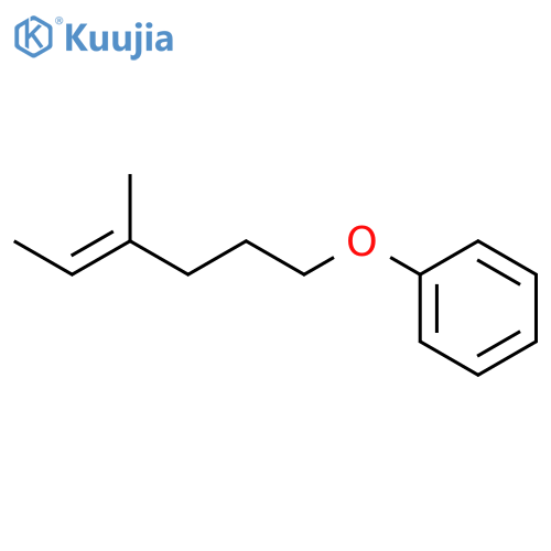 Benzene, [[(4E)-4-methyl-4-hexenyl]oxy]- structure