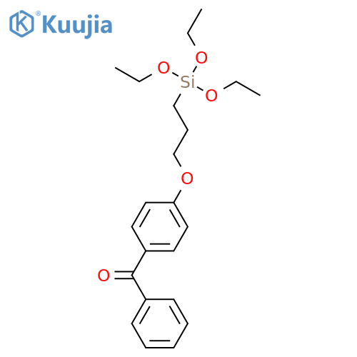 Methanone, phenyl[4-[3-(triethoxysilyl)propoxy]phenyl]- structure