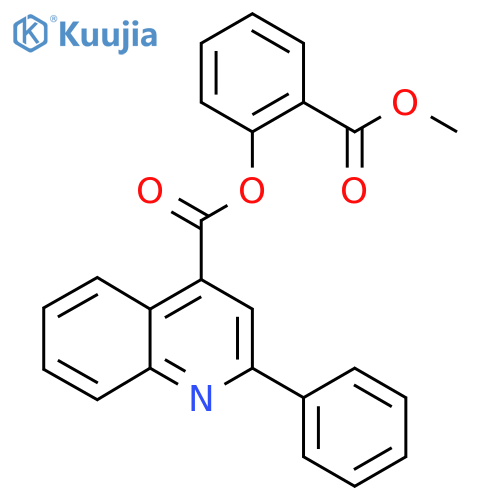 2-(methoxycarbonyl)phenyl 2-phenylquinoline-4-carboxylate structure