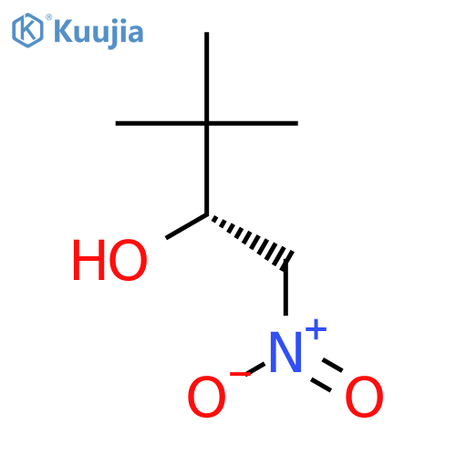 2-Butanol, 3,3-dimethyl-1-nitro-, (2R)- structure