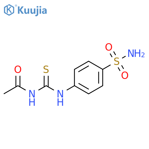 3-acetyl-1-(4-sulfamoylphenyl)thiourea structure