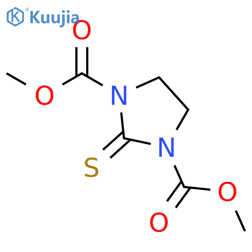 1,3-Imidazolidinedicarboxylic acid, 2-thioxo-, dimethyl ester structure
