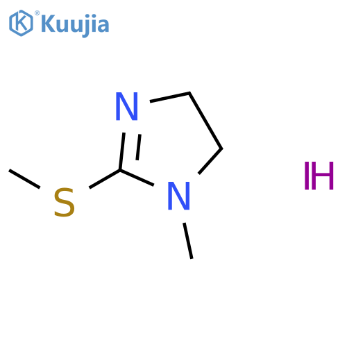 1-Methyl-2-(methylthio)-4,5-dihydro-1H-imidazole hydroiodide structure