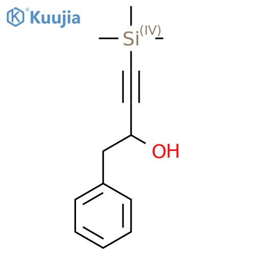 1-Phenyl-4-(trimethylsilyl)but-3-yn-2-ol structure