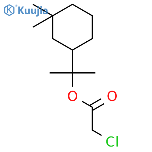 ACETIC ACID, CHLORO-, 1-(3,3-DIMETHYLCYCLOHEXYL)-1-METHYLETHYL ESTER structure