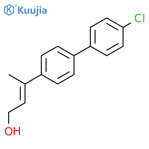 2-BUTEN-1-OL, 3-(4'-CHLORO[1,1'-BIPHENYL]-4-YL)- structure