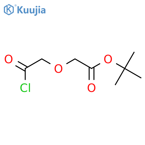 Acetic acid, (2-chloro-2-oxoethoxy)-, 1,1-dimethylethyl ester structure