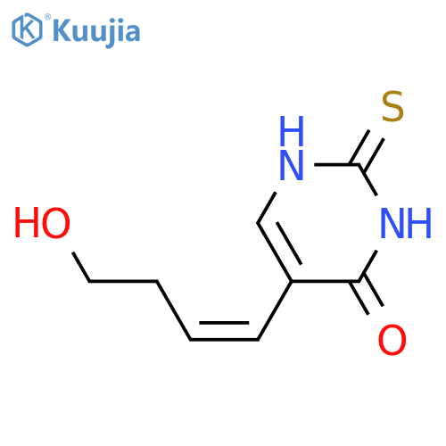 4(1H)-Pyrimidinone, 2,3-dihydro-5-(4-hydroxy-1-butenyl)-2-thioxo-, (Z)- structure