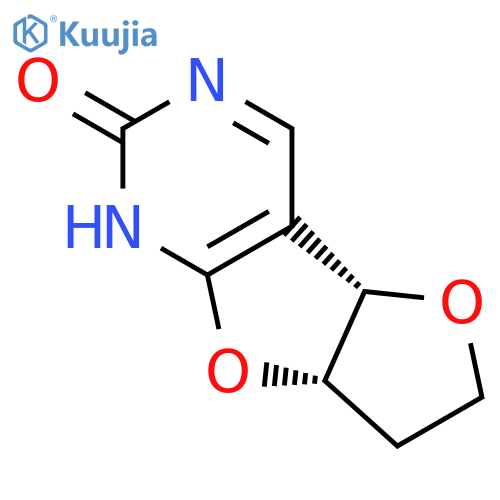 Furo[2',3':4,5]furo[2,3-d]pyrimidin-2(1H)-one, 4b,6,7,7a-tetrahydro-, cis- structure