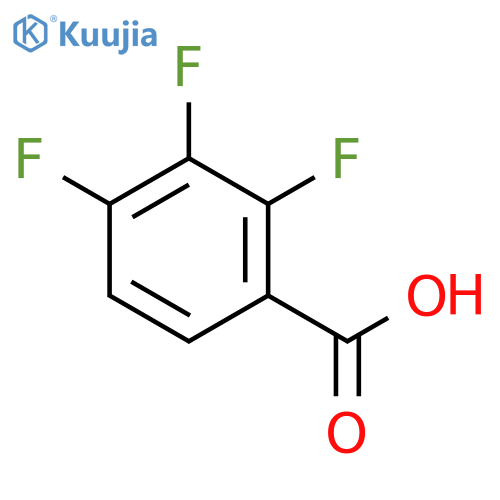 2,3,4-Trifluorobenzoic acid structure
