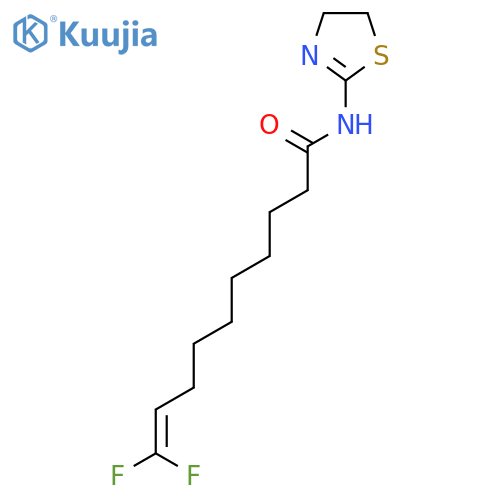 9-DECENAMIDE, N-(4,5-DIHYDRO-2-THIAZOLYL)-10,10-DIFLUORO- structure