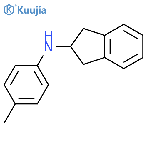 1H-Inden-2-amine, 2,3-dihydro-N-(4-methylphenyl)- structure