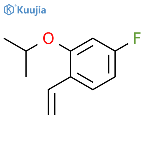 BENZENE, 1-ETHENYL-4-FLUORO-2-(1-METHYLETHOXY)- structure