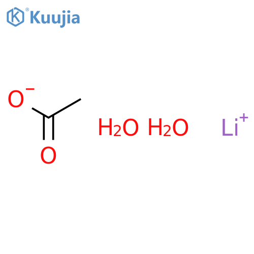Lithium acetate dihydrate structure