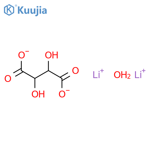Lithium tartrate monohydrate structure
