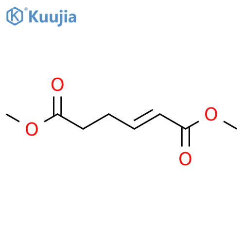 2-Hexenedioic acid,1,6-dimethyl ester structure