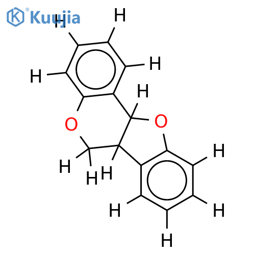 cis-6a,11a-dihydro-6H-benzofuro[3,2-c][1]benzopyran structure