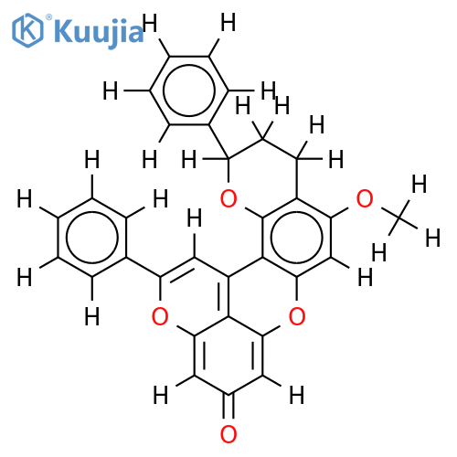 (()-Nordracorubin structure