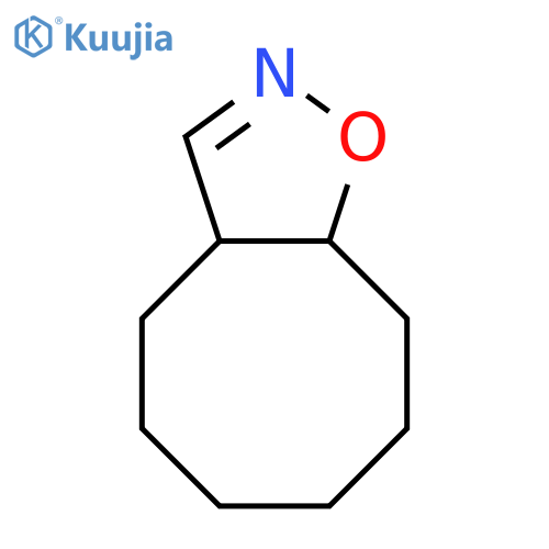 Cyclooct[d]isoxazole, 3a,4,5,6,7,8,9,9a-octahydro-, trans- structure