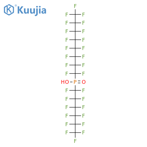 (Heptadecafluorooctyl)(tridecafluorohexyl)-phosphinic Acid (Technical Grade) structure
