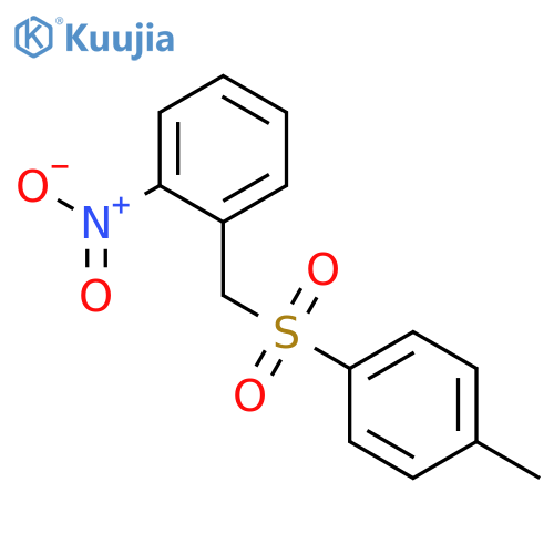 Benzene, 1-[[(4-methylphenyl)sulfonyl]methyl]-2-nitro- structure